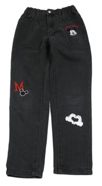 Tmavošedé rifle s Mickeym Primark