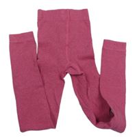 Ružové punčocháčové legíny