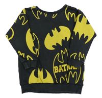 Tmavošedo-žlutá mikina - Batman George