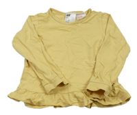 Žlté tričko H&M