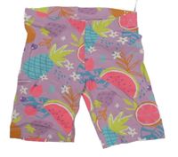 Lila elastické kraťasy s ovociem C&A