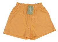 Nové - oranžové teplákové kraťasy H&M