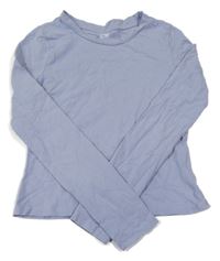 Svetlomodré crop tričko H&M