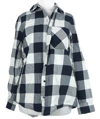 Dámská černo-bílá kostkovaná halenka H&M