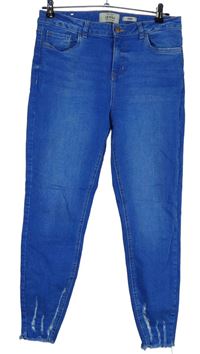 Dámské modré skinny rifle New Look 