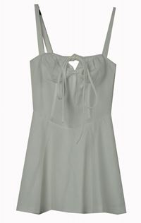 Dámské bílé milkmaid minišaty