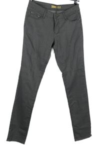 Dámske sivé skinny rifle Denim