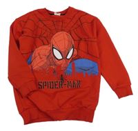 Červená mikina so Spidermanem