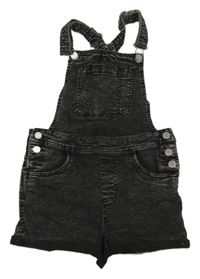 Čierno-béžové rifľové na traké kraťasy H&M