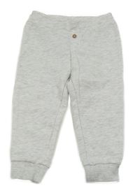 Bielo-sivé melírované tepláky Lily & Dan