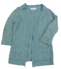 Modrý svetrový cardigan Charles Vögele