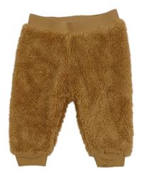 Hnedé chlpaté nohavice Lupilu