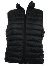 Dámska čierna šušťáková prešívaná zateplená vesta Primark