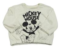 Biela mikina s Mickeym zn. Disney