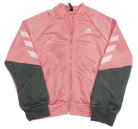 Ružová športová prepínaci mikina zn. Adidas