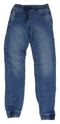 Modré slim cuff jogger rifle Denim Co.