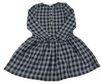 Černo-melírované kostkované šaty John Lewis