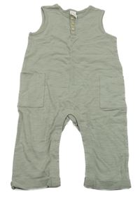 Světlekhaki overal s knoflíky H&M