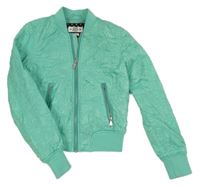 Mátová šusťáková prošívaná jarní bunda 