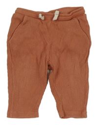 Staroružové rebrované tepláky Zara