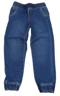 Modré teplákové cuff rifle Denim Co.