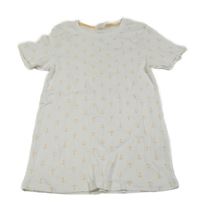 Biele rebrované tričko s kotvami Lily & Dan