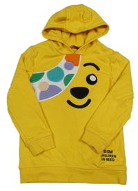 Žltá mikina s Pudseym a kapucňou George