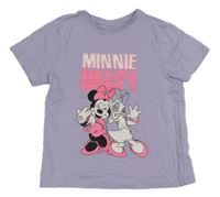 Lila tričko s Minnie a Daisy Disney