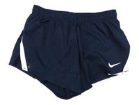 Nové - tmavomodré sportovní kraťasy s logem Nike