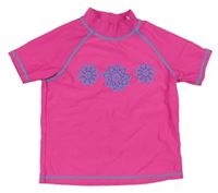 Ružové UV tričko s potlačou Tu