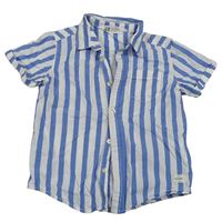 Modro-biela pruhovaná košeľa H&M