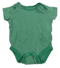 Zeleno-bílé pruhované body Mothercare