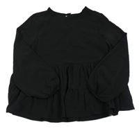 Černá šifonová halenka H&M