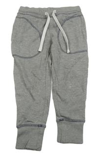 Sivo-strieborné tepláky Kids