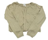 Béžovo-zlaté svetrové bolerko C&A