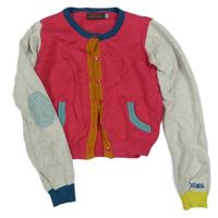 Ružovo-béžový prepínaci crop sveter Catimini