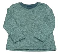 Tmavozelené melírované športové tričko Lupilu