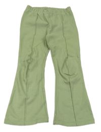 Olivové flare nohavice LC WaIKIKI