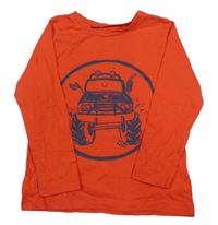 Červené triko s monster truckem George