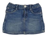 Modrá rifľová sukňa H&M