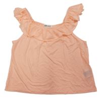 Světekorálový top s volánikom H&M
