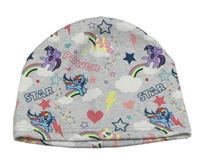 Sivá melírovaná čapica s My Little Pony H&M