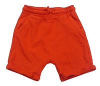 Červené teplákové baggy kraťasy George