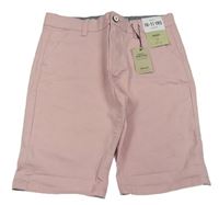 Růžové plátěné kraťasy Denim Co.