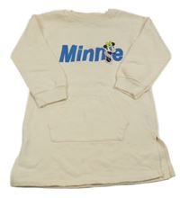 Krémové teplákové šaty s Minnie Zara