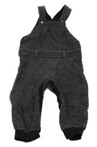 Černé melírované laclové tepláky Primark