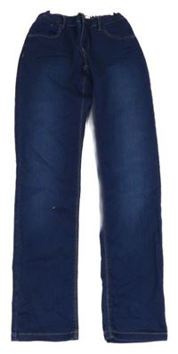 Tmavomodré teplákové skinny rifle Name it