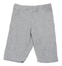 Sivé melírované elastické kraťasy H&M
