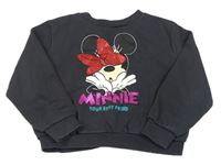 Antracitová mikina s Minnie H&M