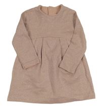 Svetloružové trblietavé šaty Mayoral